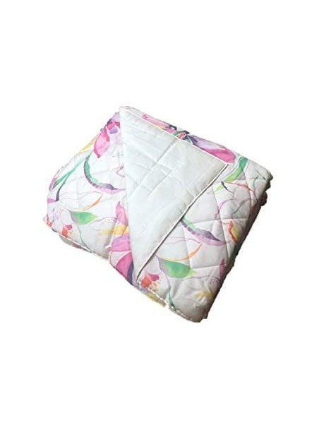 CASSERA Copriletto Trapuntato Leggero in Raso di Puro Cotone Made in Italy