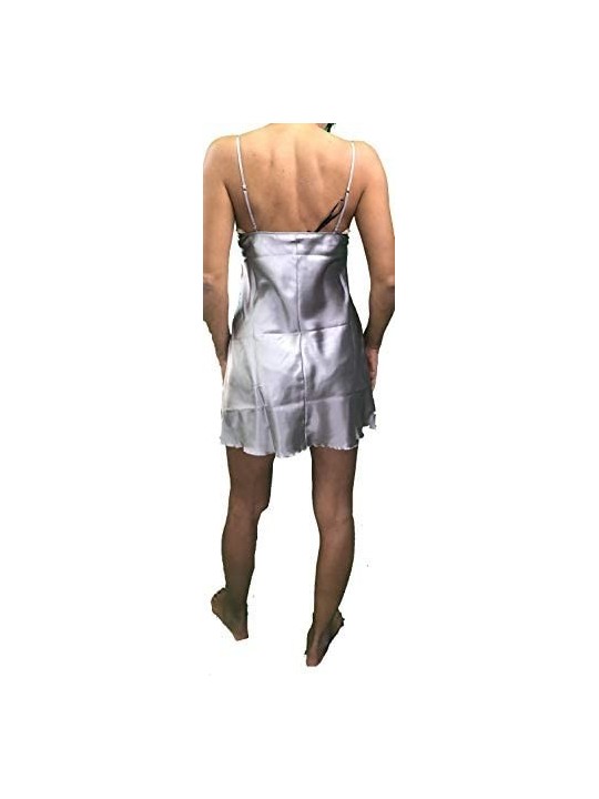 ANDRA Camicia Spallina in Raso con Pizzo Art. 8425