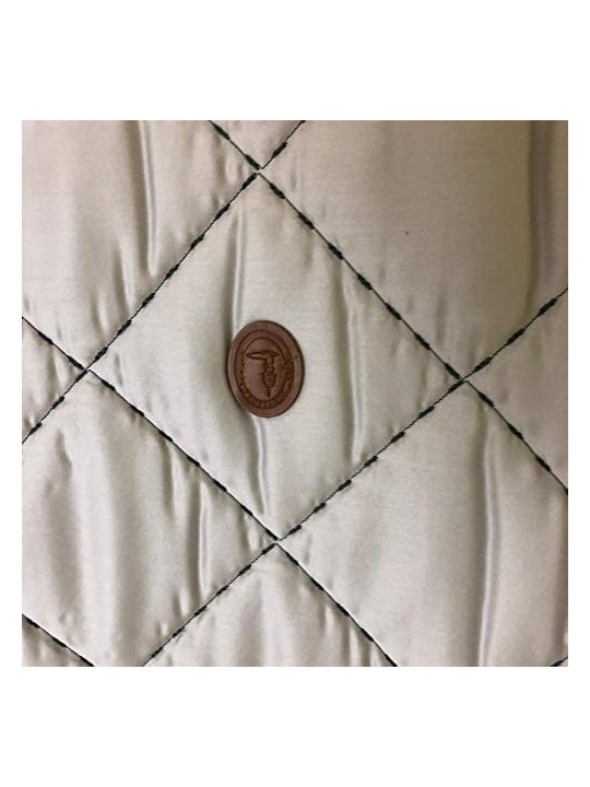 Mirabello Copriletto Matrimoniale Trussardi Trapuntato Leggero in Raso di Puro Cotone Made in Italy