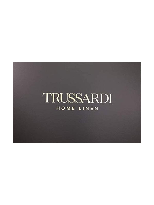 Mirabello Copriletto Matrimoniale Trussardi Trapuntato Leggero in Raso di Puro Cotone Made in Italy