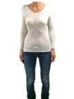 RAGNO Maglia Manica Lunga a Costine Lana Seta undersexy Art. D184A9