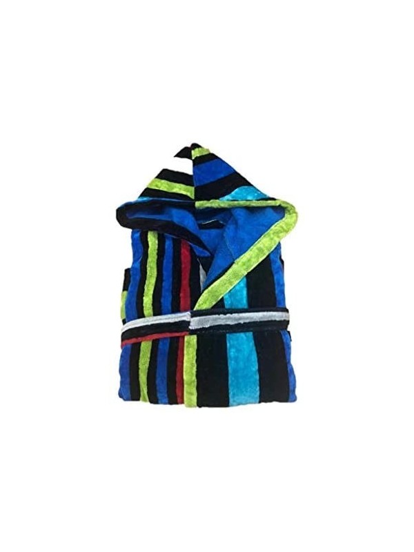 Accappatoio Bimbo in Spugna di Puro Cotone velur Art. Rainbow (4/6 Anni)