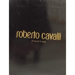 Roberto Cavalli Plaid in Raso di Cotone 130 x 180 cm Made in Italy
