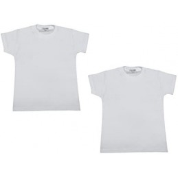 Liabel 2 t-Shirt Bimbo/Ragazzo Mezza Manica Puro Cotone Art. 03828/D25R Bianco