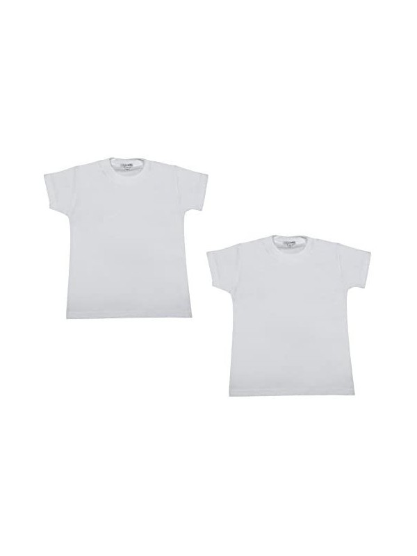 Liabel 2 t-Shirt Bimbo/Ragazzo Mezza Manica Puro Cotone Art. 03828/D25R Bianco