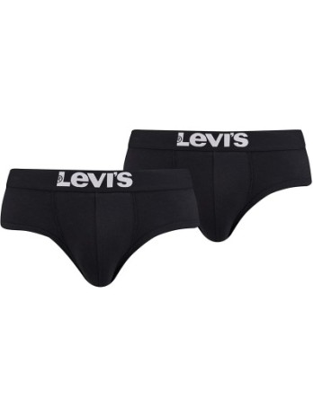 Levi's Levis Men Solid Basic Brief 2p Boxer a Pantaloncino (Pacco da 2) Uomo