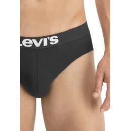 Levi's Levis Men Solid Basic Brief 2p Boxer a Pantaloncino (Pacco da 2) Uomo