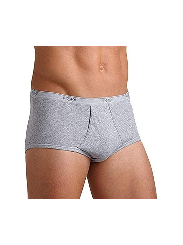 Sloggi intimo uomo slip maxi confezione 2 pezzi grigio nero Basic 10020410-0034