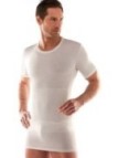 Liabel Maglia Intima Uomo Lana con PANCERA 5140/813 Manica Corta Misure 4-5-6-7 Bianco