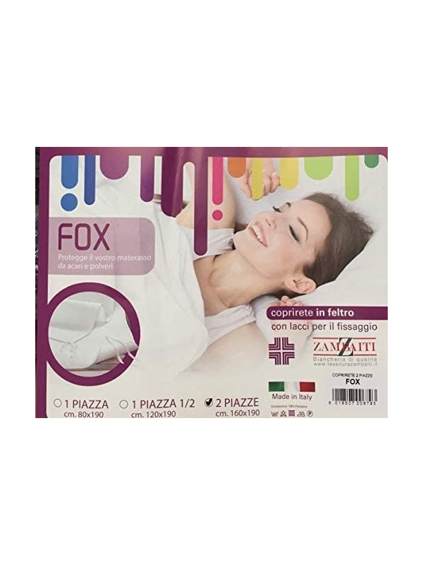 Zambaiti COPRIRETE in Feltro con Lacci per Fissaggio Made in Italy (1 Piazza)