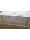 GENTEX Tovaglia antimacchia con tovaglioli (Bianco/Oro, 140 x 180 cm + 6 tovaglioli)