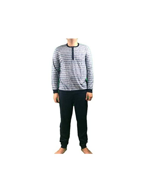 Linclalor Pigiama Uomo Caldo Cotone Art. 92817