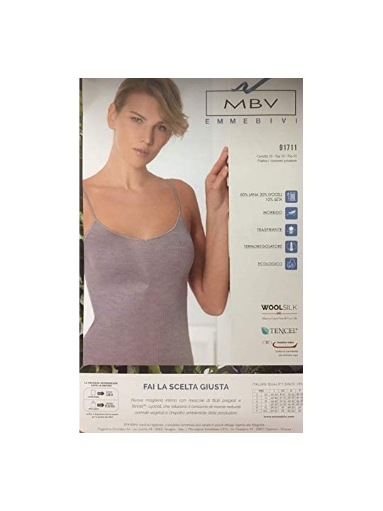 Emmebivi Dolcevita Senza Maniche a Costine Lana Seta Art. 91722
