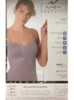 Emmebivi Dolcevita Senza Maniche a Costine Lana Seta Art. 91722