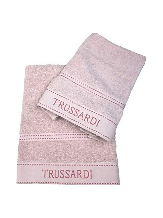 Trussardi Coppia Spugna Set 1+1 Viso e ospite