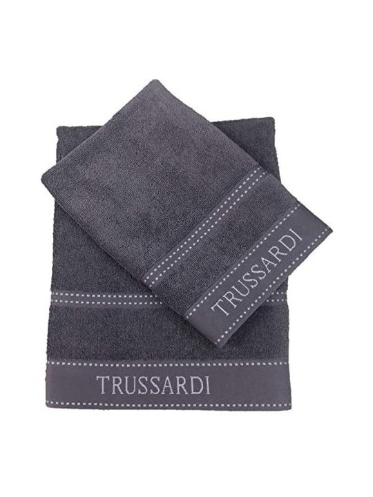 Trussardi Coppia Spugna Set 1+1 Viso e ospite