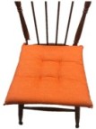 TEXGAL 2 Cuscini Sedia Colori Vari con Lacci Made in Italy (Beige)