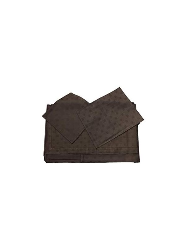 TAG HOUSE Tovaglia Rettangolare 170 x 270 cm + 12 tovaglioli in fiandra a damina orto a Giorno Made in Italy