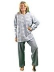 Linclalor Pigiama Donna Cotone Felpato Art. 77799