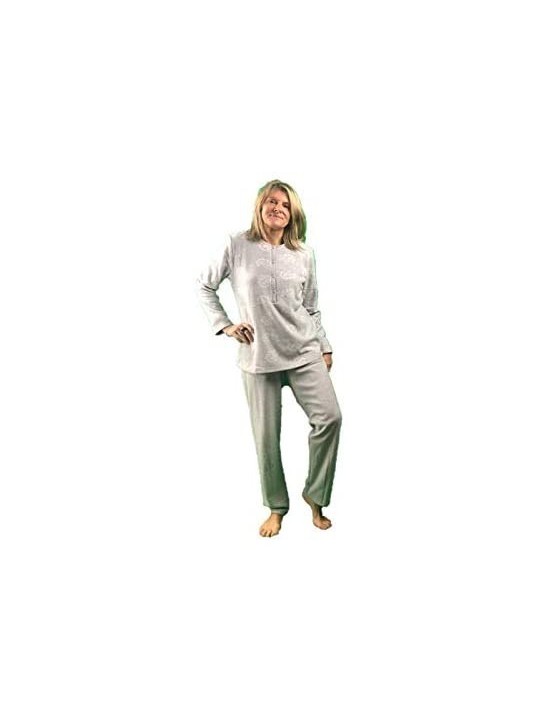 Linclalor Pigiama Donna Cotone Felpato Art. 77799