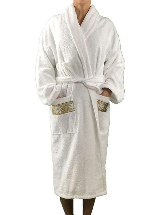 Roberto Cavalli Accappatoio (S/M) Spugna di Puro Cotone Made in Italy BY