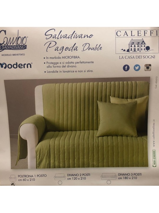 Caleffi Copridivano in microfibra art. Pagoda