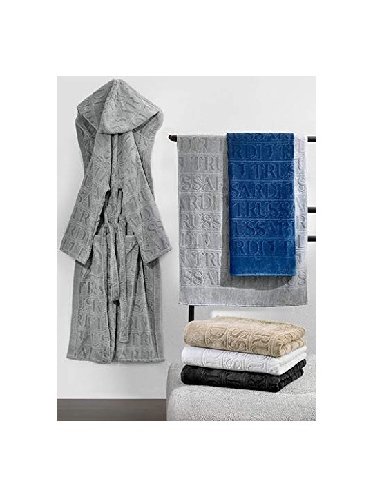 Trussardi Telo spugna in puro cotone art. Overlogo
