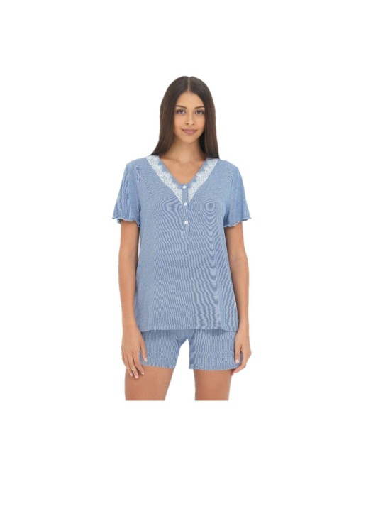 Bisbigli Pigiama donna in viscosa elasticizzata art. 02527