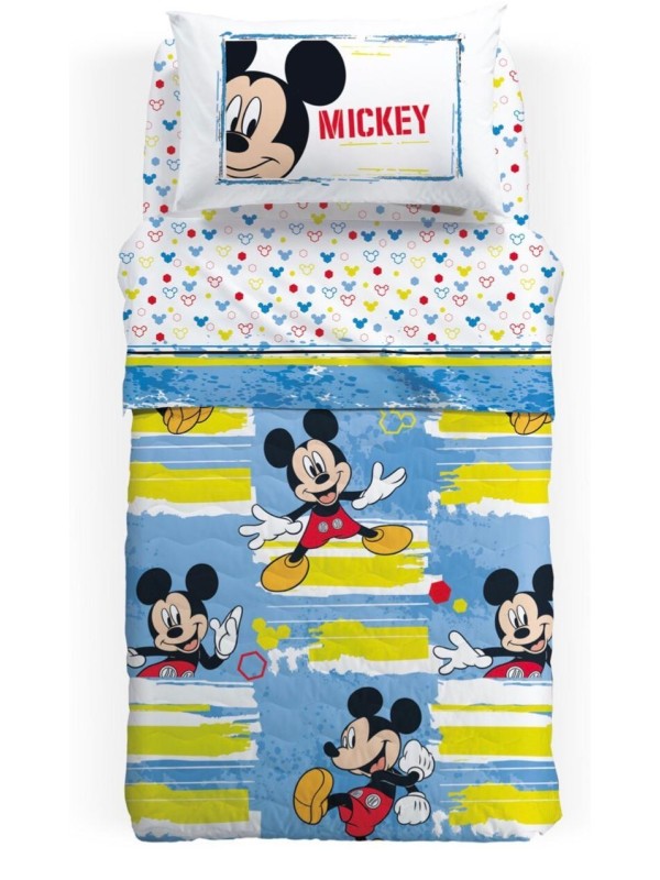 Caleffi Copriletto trapuntato leggero art. Mickey avventura
