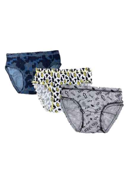 Cotonella 3 slip bimbo in cotone elasticizzato art. 4E211