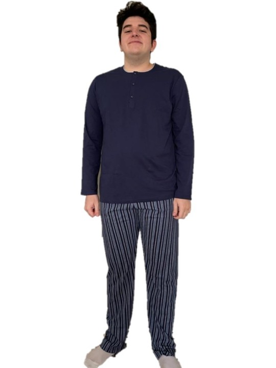 Linclalor Pigiama uomo puro cotone art. 74021