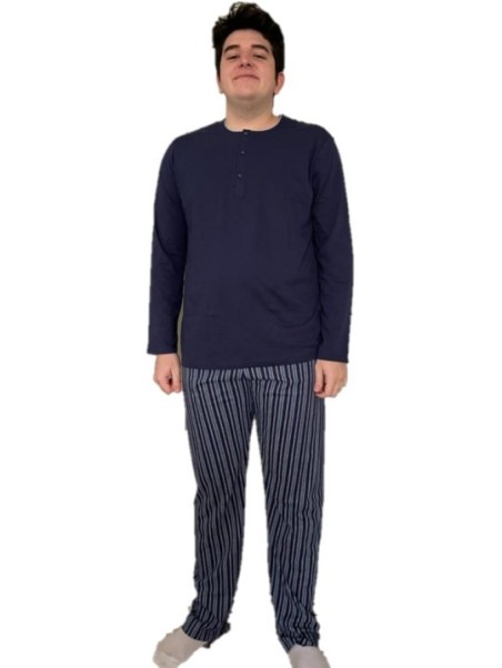 Linclalor Pigiama uomo puro cotone art. 74021