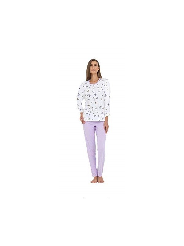 Linclalor pigiama donna in puro cotone art. 74085