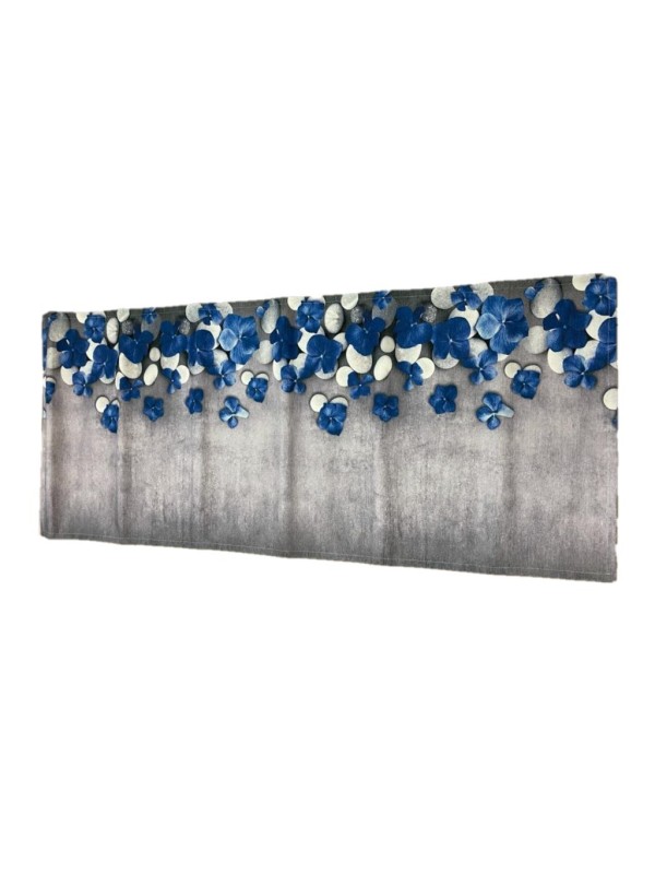 Suardi Tappeto con antiscivolo made in Italy art. fioriblu