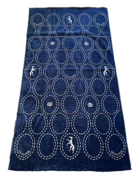Trussardi Telo mare in spugna di puro cotone art. royal