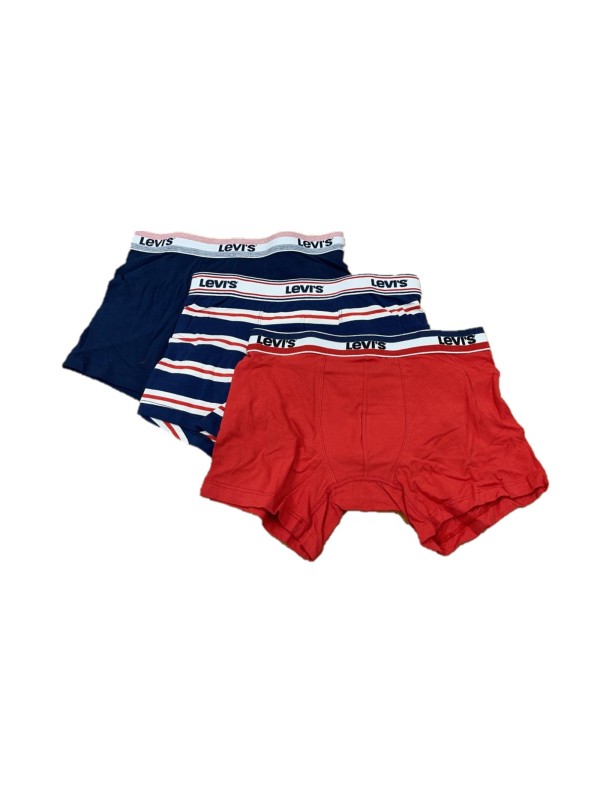 Levi's 3 Boxer uomo in cotone elasticizzato art. rigarosso