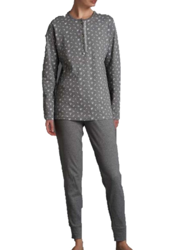 Ragno pigiama caldo cotone donna da47n1