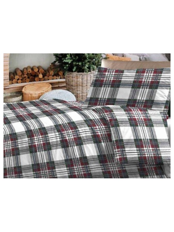 Zambaiti Parure copripiumino in puro cotone made in italy art. Kilt