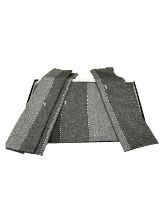 Trussardi Completo copripiumino matrimoniale in raso di puro cotone made in Italy art. New Tweed