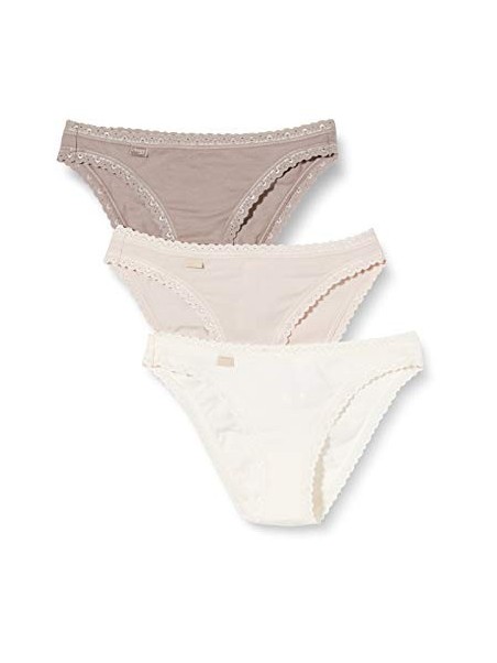 3 Slip tanga in cotone elasticizzato