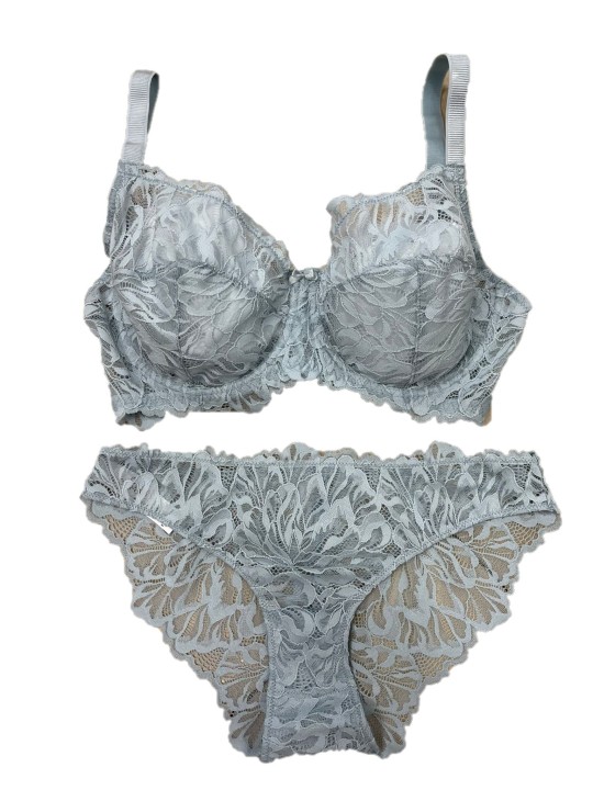 Lormar Completo reggiseno con ferretto coppa C + slip art. COU2085