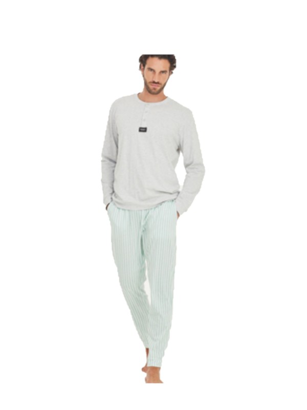 Ragno Pigiama uomo in puro cotone art. U477N1