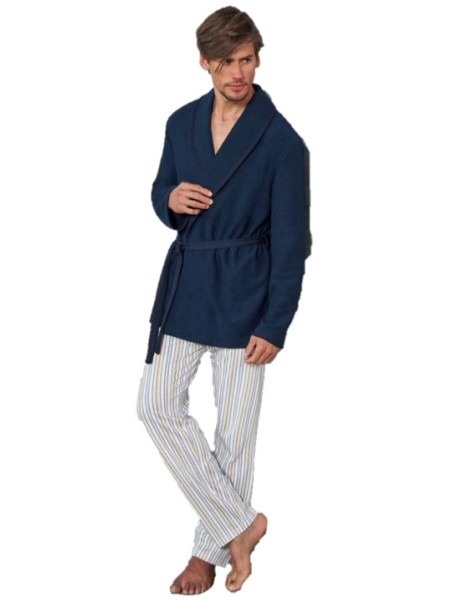 Linclalor Giacca da camera uomo in cotone art. 81380