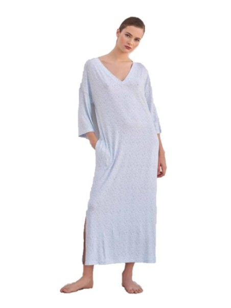 Bisbigli Camicia da notte lunga in viscosa elasticizzata art. 02678