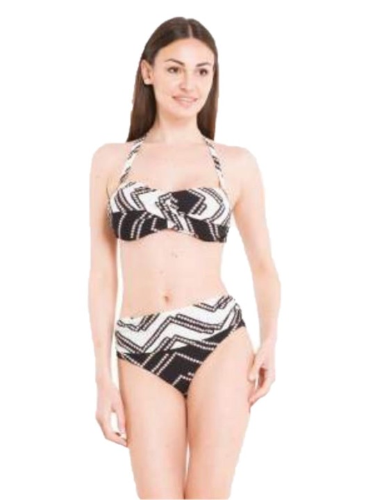 Miradonna  Bikini fascia coppa C slip alto art. teti