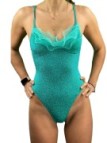 Summer Queen Costume intero brasiliana con tulle glitter made in Italy art. SQ9030