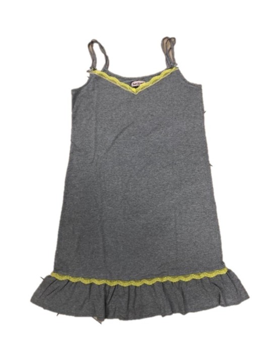 Bisbigli Camicia da notte in viscosa elasticizzata spallina con pizzo art. 02652