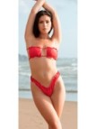 Summer Queen Bikini fascia aperta sfoderabile + brasiliana made in Italy art. SQ9046