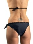 Summer Queen Bikini fru fru triangolo sfoderabile slip lacci made in Italy art. SQ9045