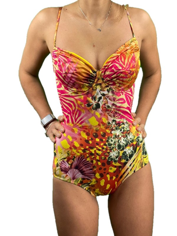 Summer Queen Costume intero con ferretto made in Italy art. SQ9121
